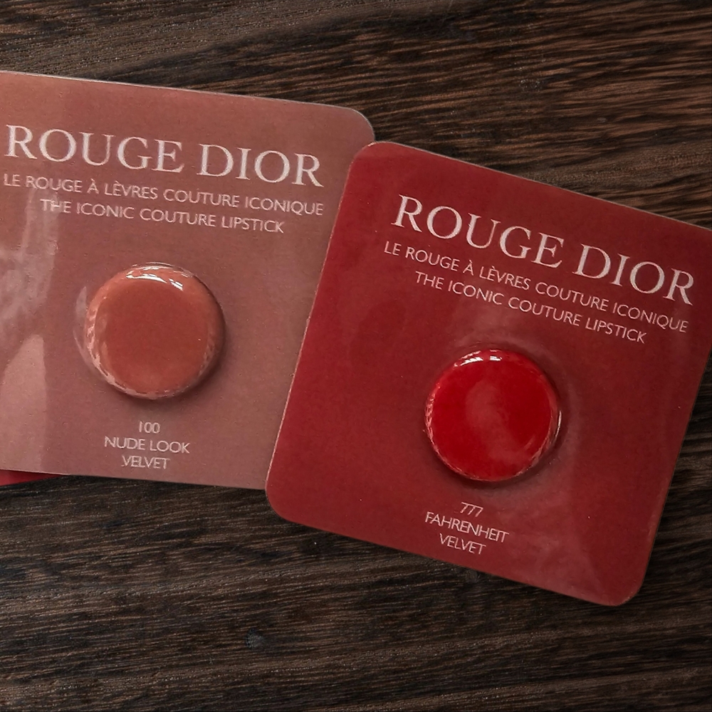 Dior Rouge Lipstick Trio with Black Pouch - Picture 3 of 3